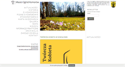 Desktop Screenshot of komorow.pl